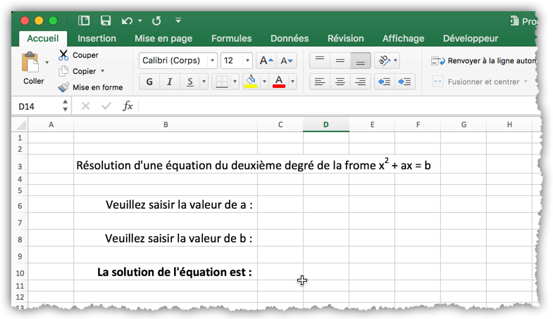 Fig. 4 – Formatage du texte