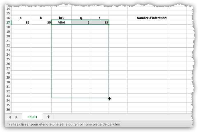 Fig. 4 – Copier des formules