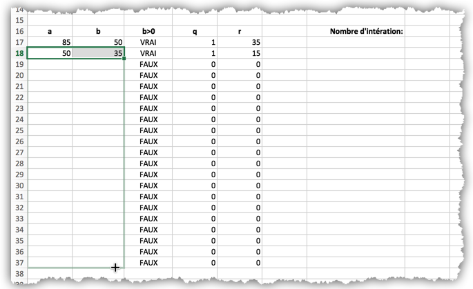 Fig. 5 – Copier des formules