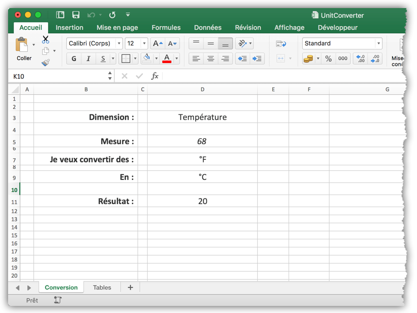 Fig. 2 – Interface utilisateur